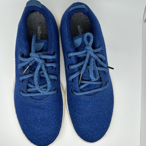 Allbirds Sams Club Exclusive Wool Blue White Women's Running Sneakers Size 10 - Picture 4 of 10